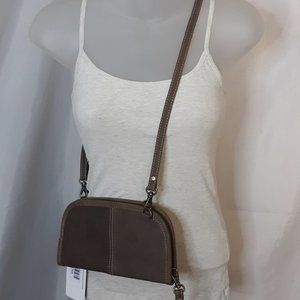 Chloe & Lex Leather Convertible Crossbody Wrist Wallet